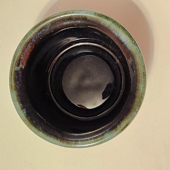 Vintage Blue Mountain Pottery creamer and sugar bowl matching set Woodland Charm - Picture 6 of 8